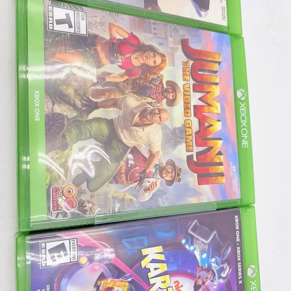 XBOX ONE Game Lot OVERWATCH Legendary Edition JUMANJI KART RACERS 2